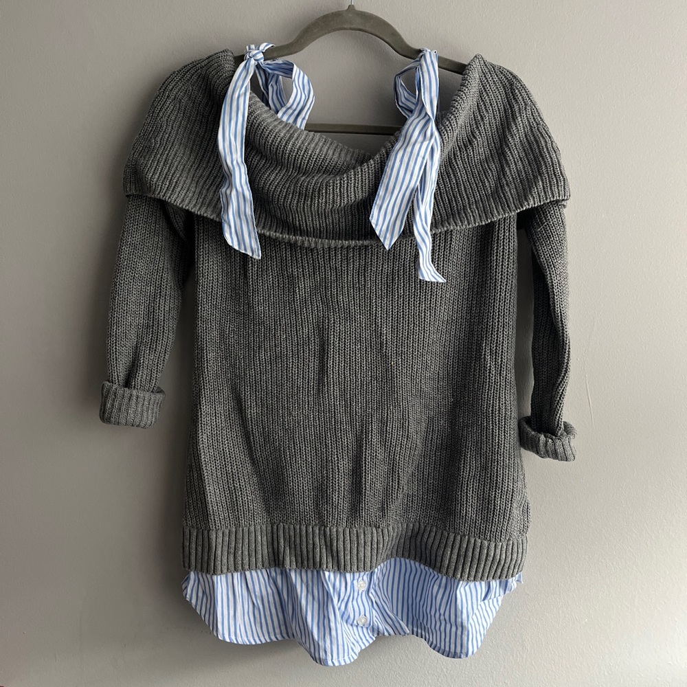 Motherhood Off-shoulder Sweater
